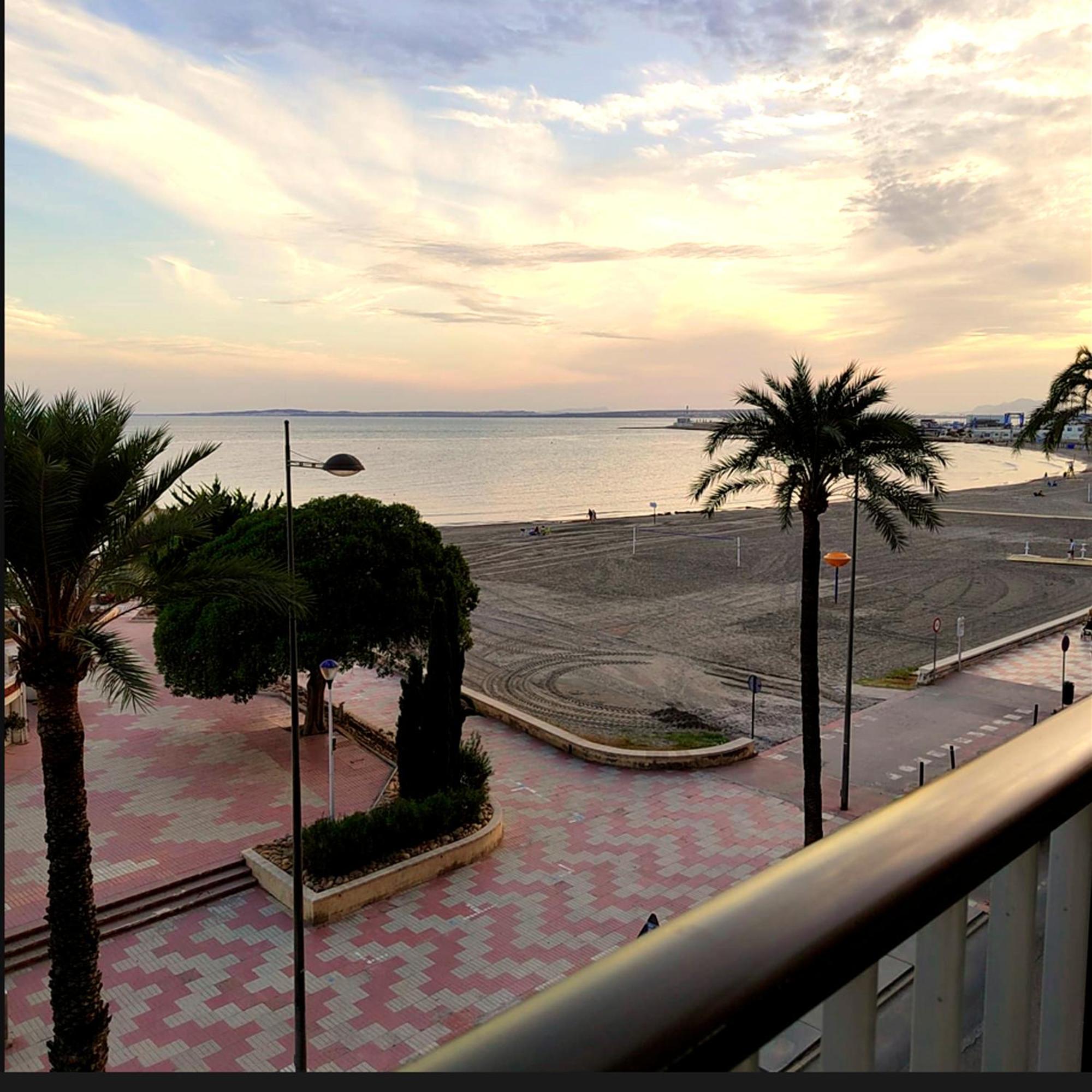 Apartamento Santa Pola Primera Linea De Playa 외부 사진